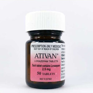 Where to buy Ativan lorazepam 2.5mg online in Australia.