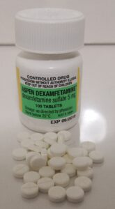 DEXAMFETAMINE (DEXEDRINE) 5MG X 100 TABLETS