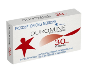 DUROMINE (PHENTERMINE) 30MG X 30 TABLETS